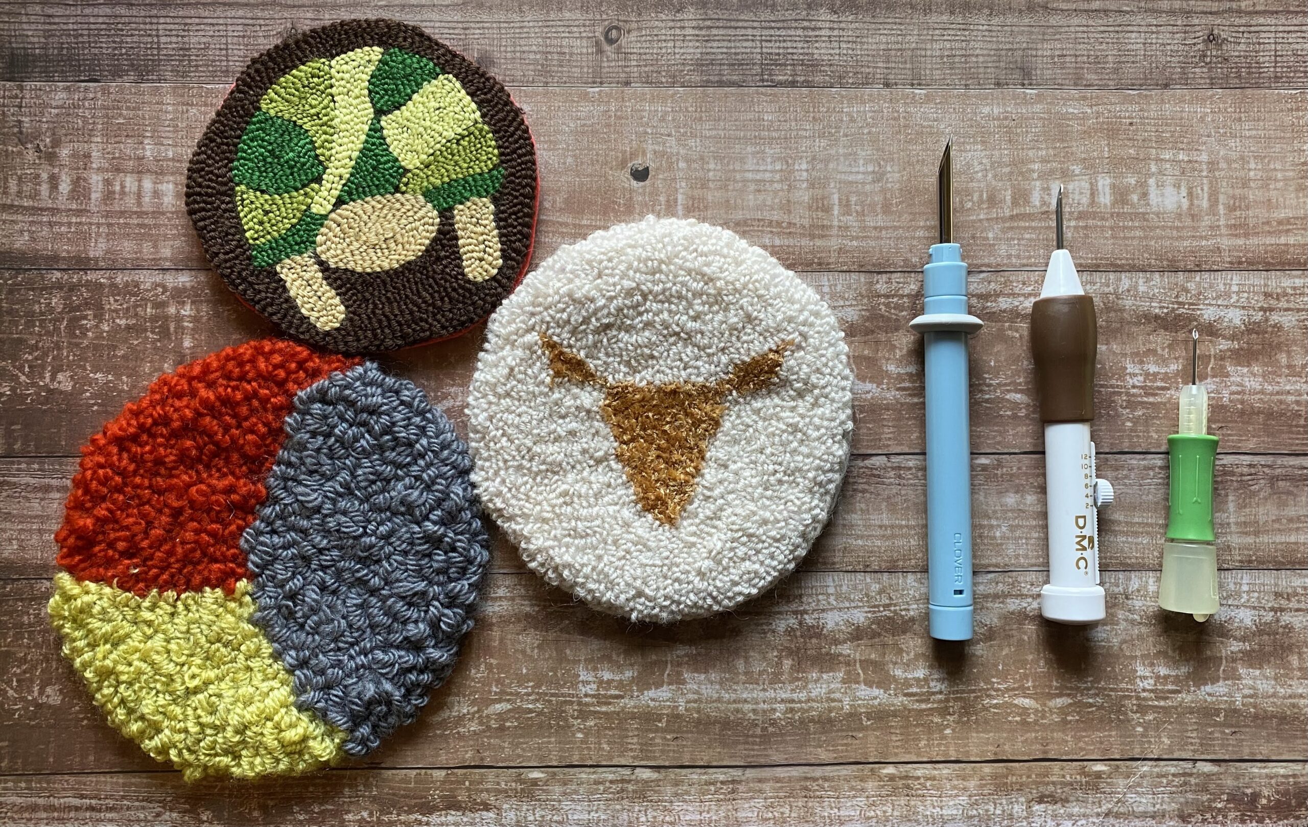 簡単】刺すだけでモコモコ刺繍!パンチニードルの魅力 | ハンドメイド
