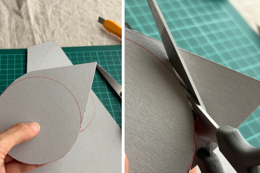 組みひも 手作りディスク作り方