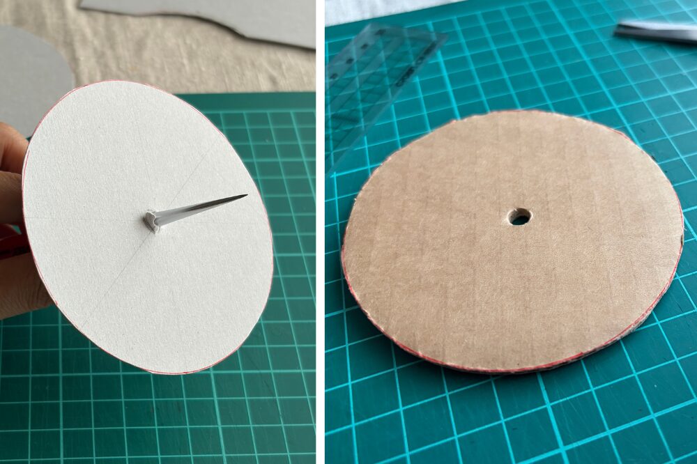 組みひも 手作りディスク作り方