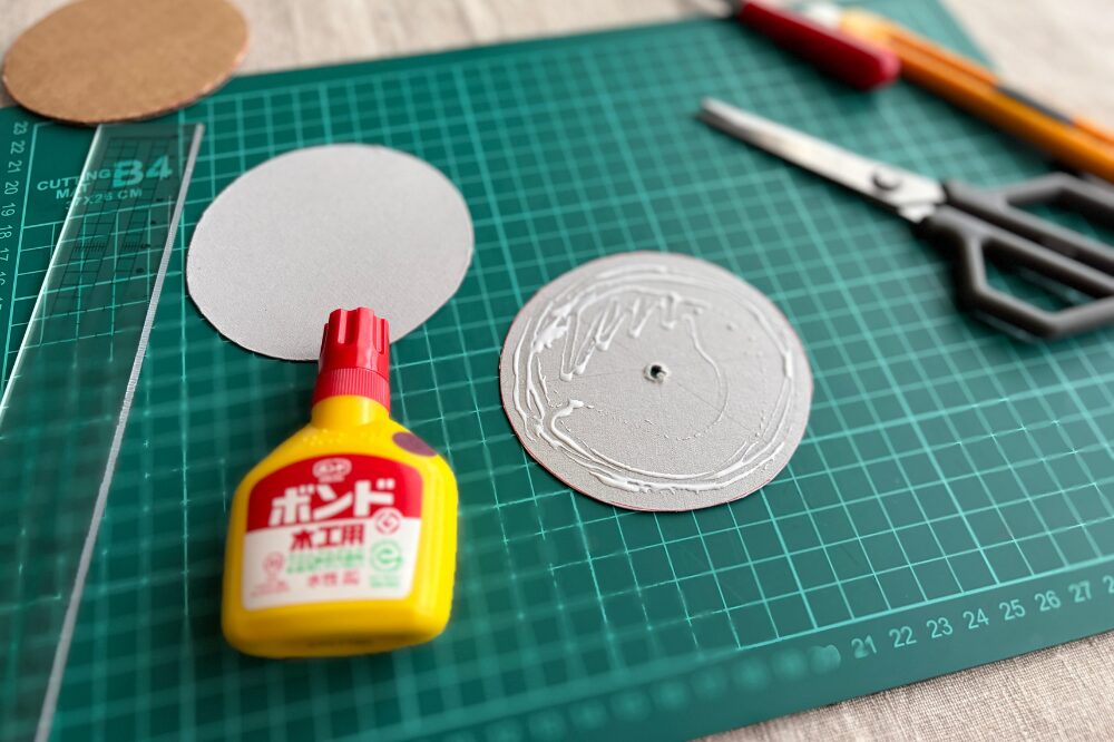 組みひも 手作りディスク作り方