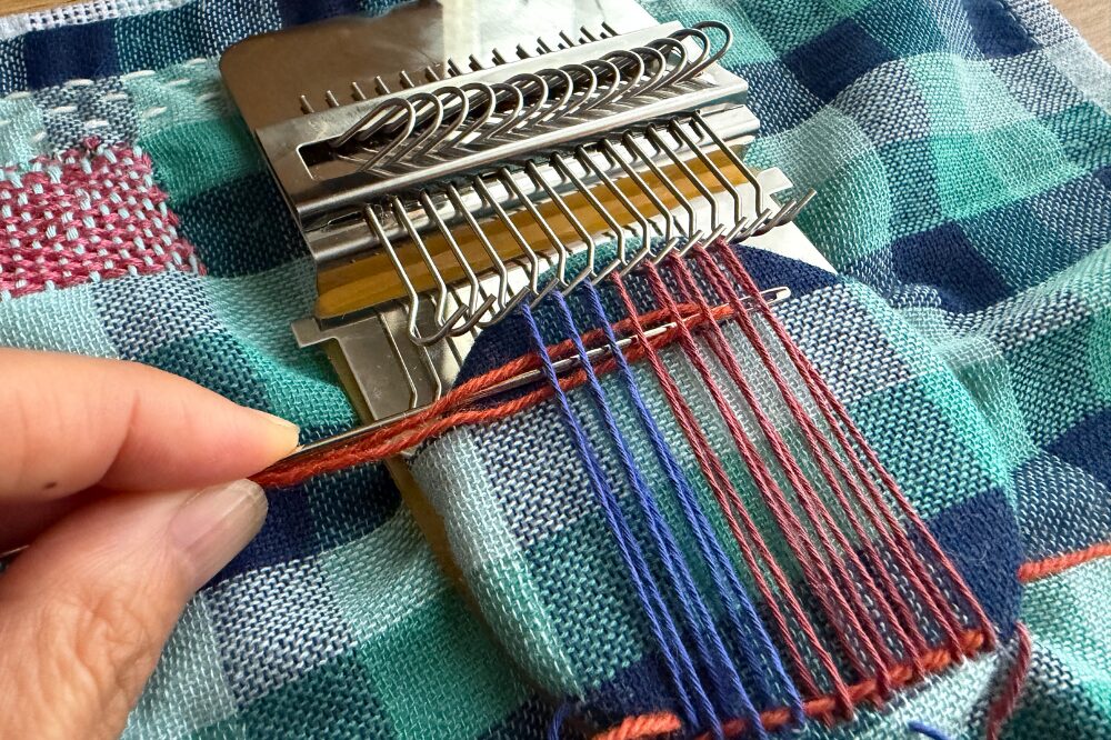 ミニウィービングルーム使用の様子